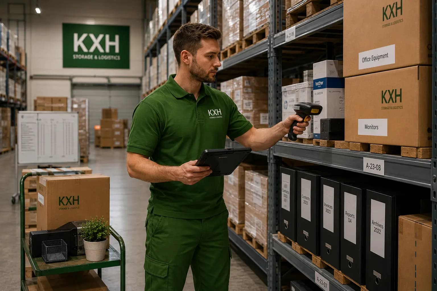 Business inventory warehouse storage in London