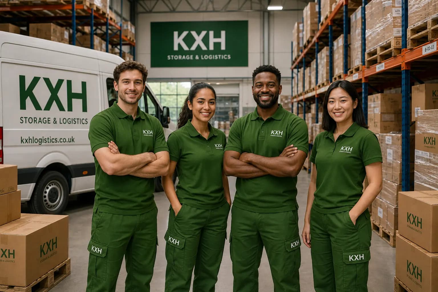 KXH Storage and Logistics warehouse team